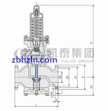 法兰活塞式减压阀